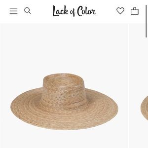 Lack Of Color Palma Wide Boater hat